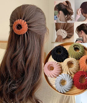 Bird Nest Shaped Ponytail Hair Clip – Magic Lazy Braider Hairpin for Women