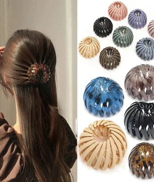 Bird Nest Shaped Ponytail Hair Clip – Magic Lazy Braider Hairpin for Women