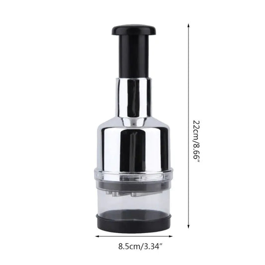 Hand Press Veggie Cutter → QuickChop™ Kitchen Saver