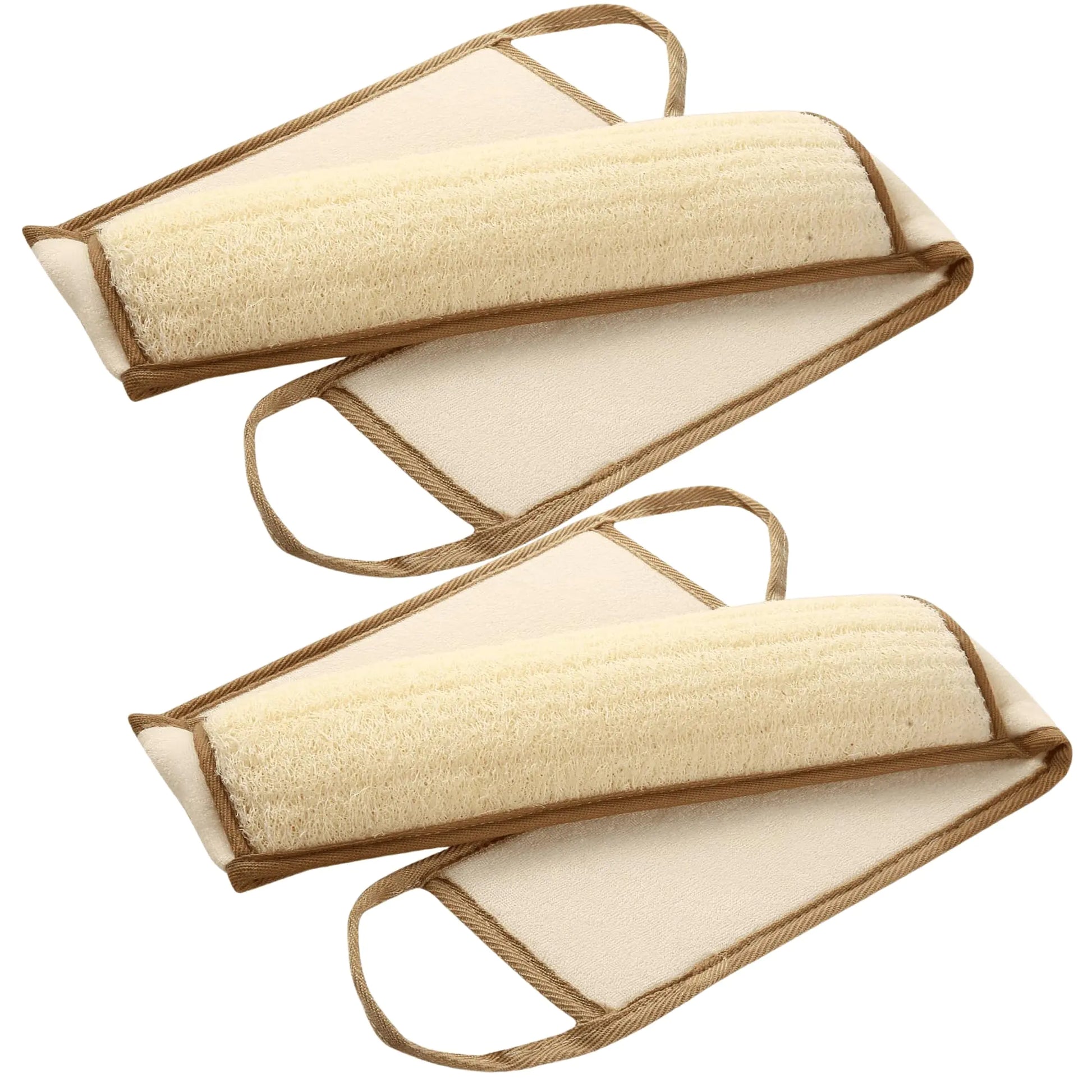 Natural Exfoliating Back Scrubber → GlowReach™ Back Scrubber 2 Pack